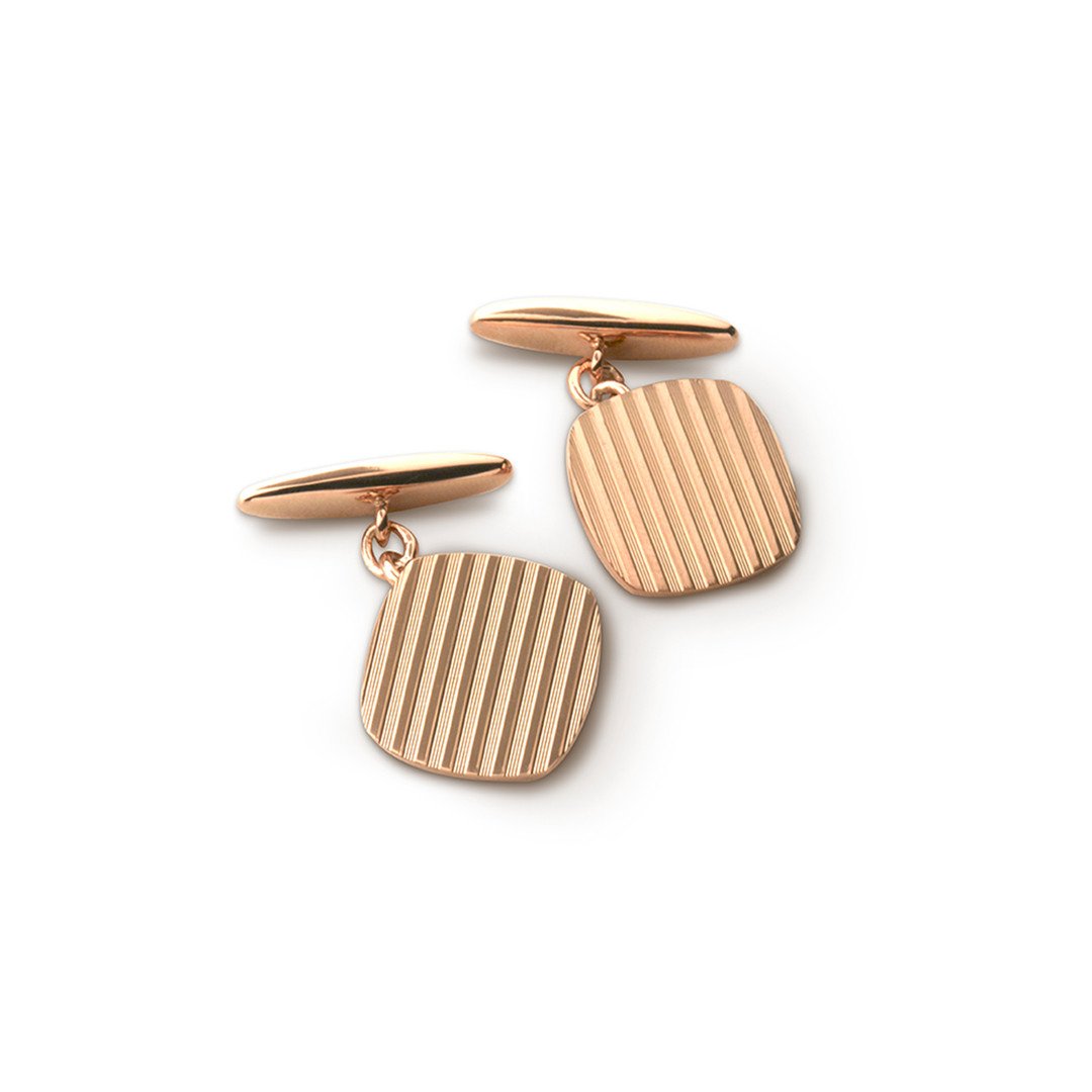 Engine-Turned Cufflinks