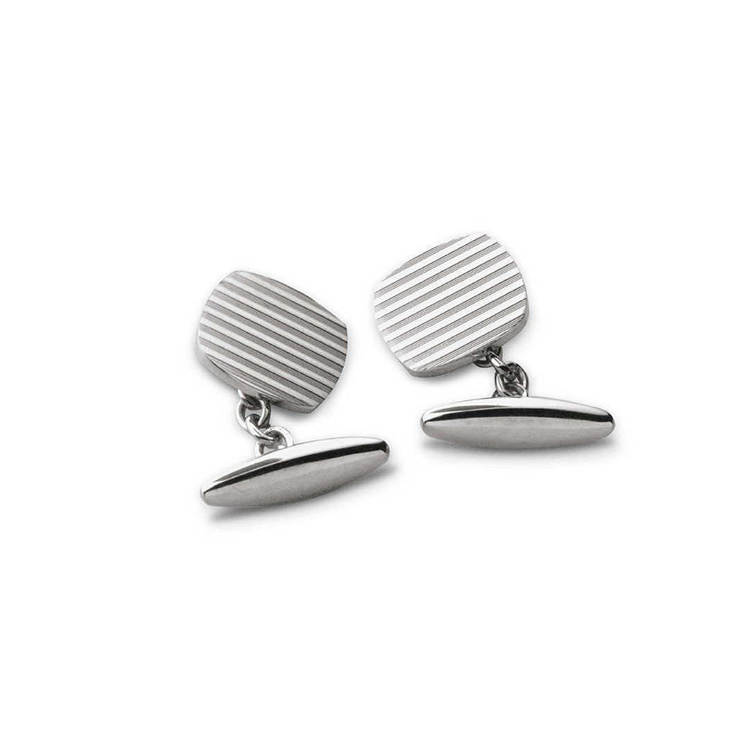 Engine-Turned Cufflinks