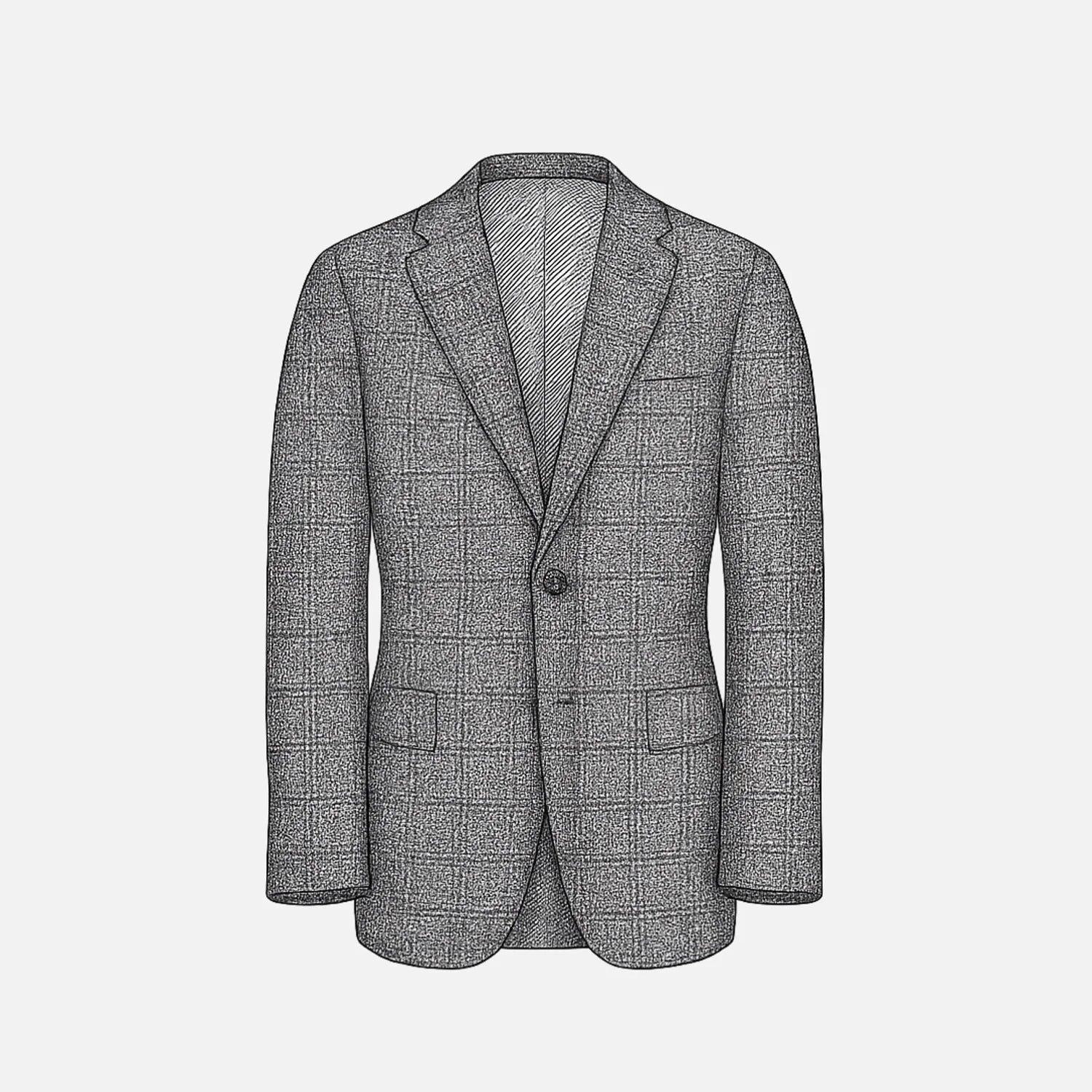 Unstructured 'Comfort' Suit