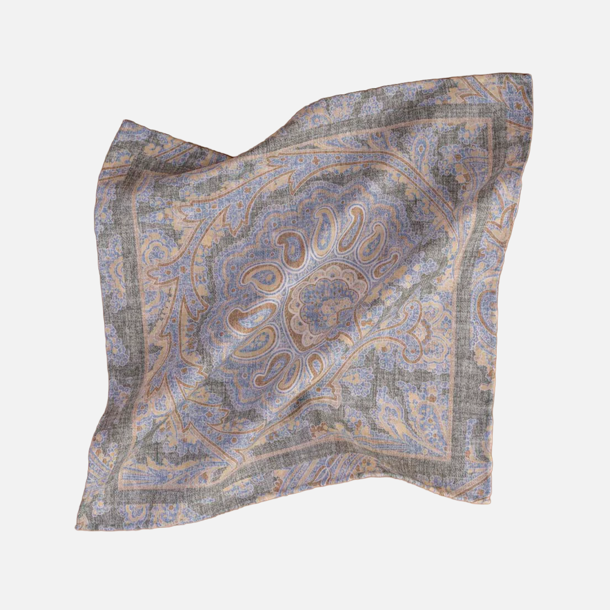 Reversible Cotton/Silk Paisley Print