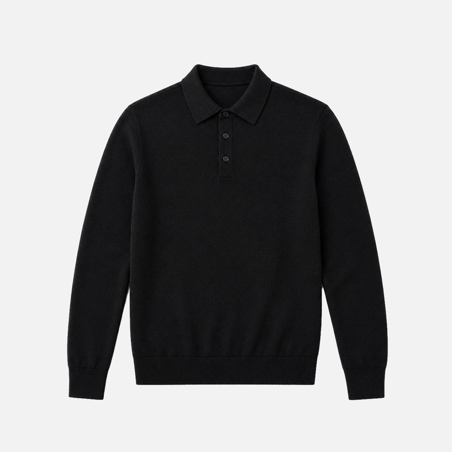 Merino Long-Sleeve Polo