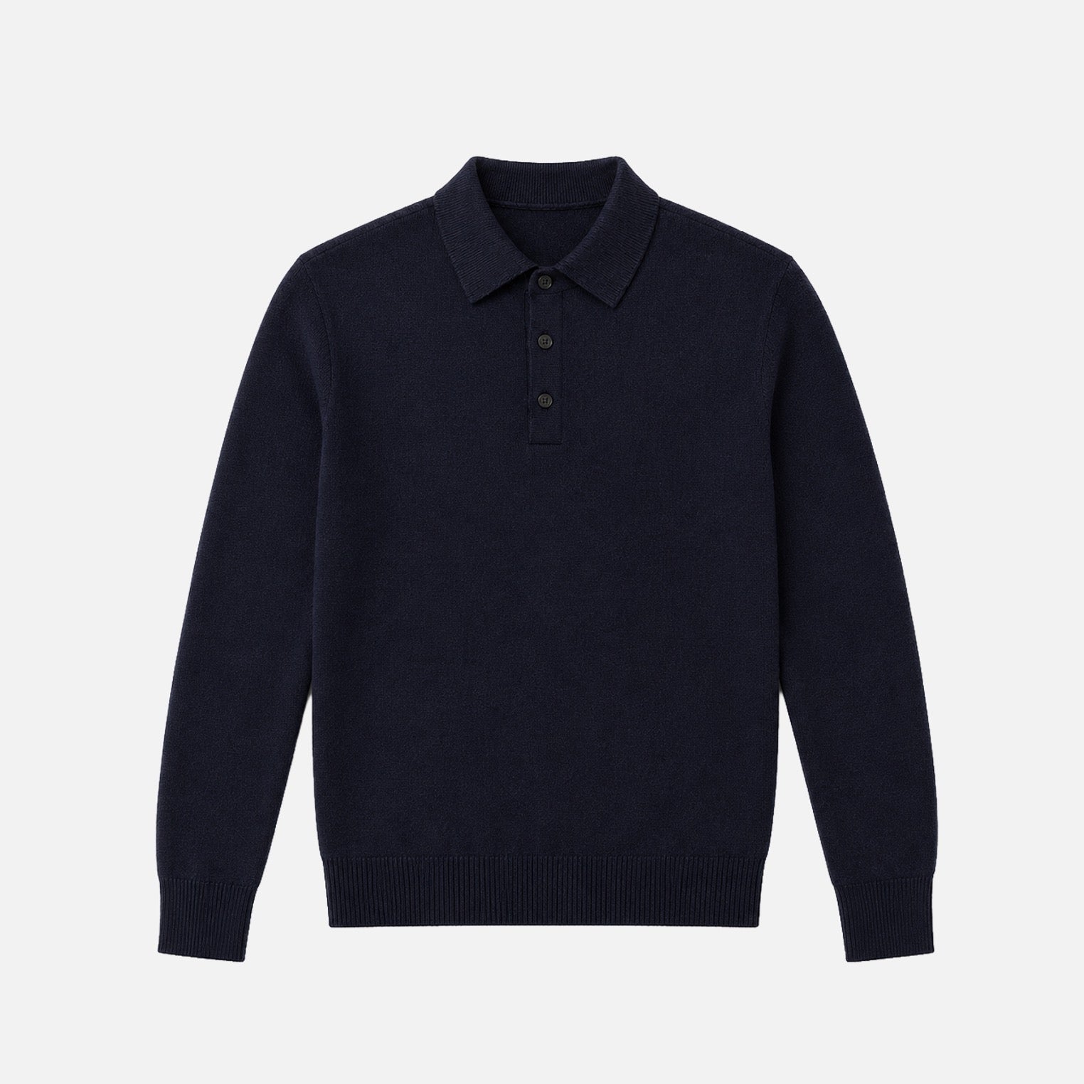 Merino Long-Sleeve Polo