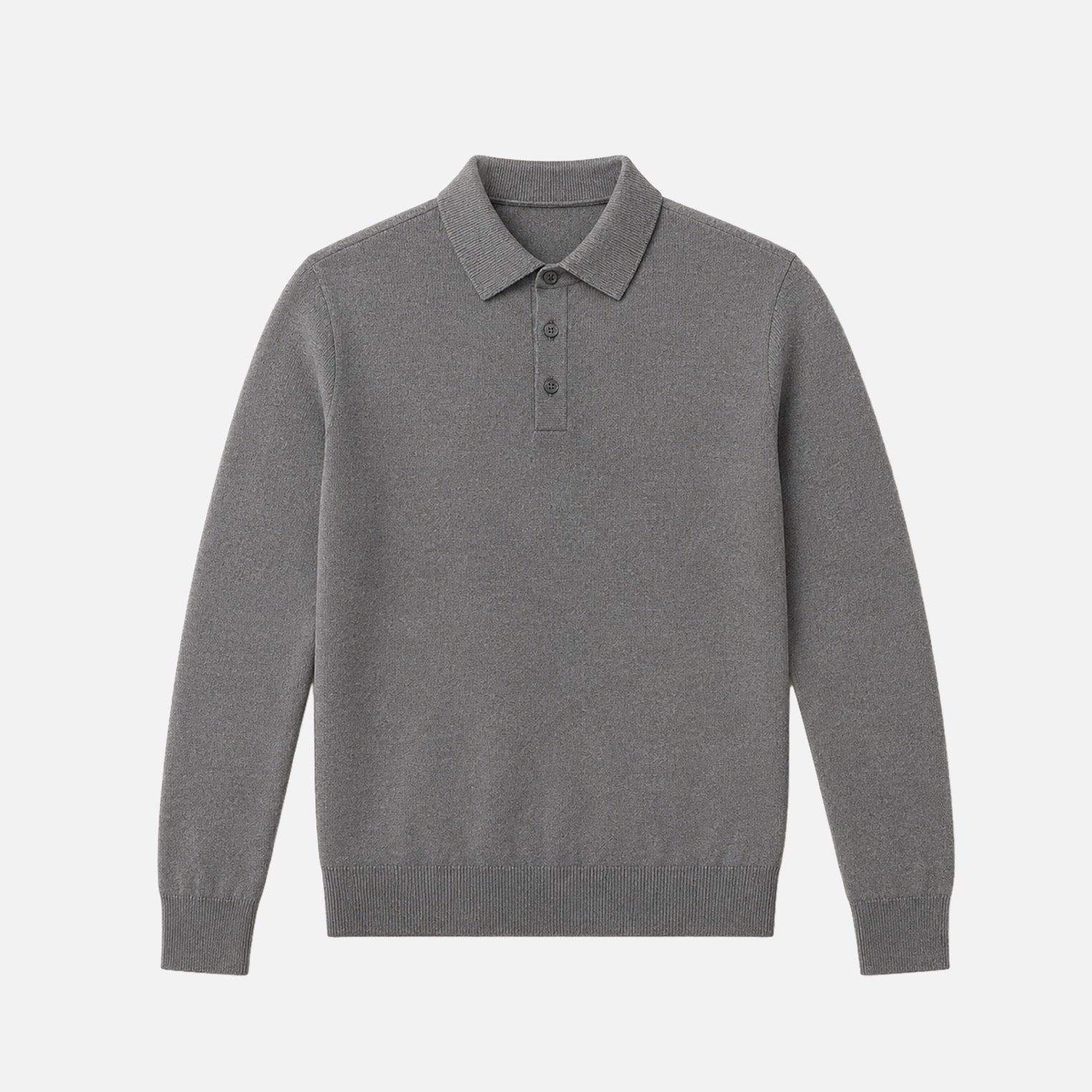 Merino Long-Sleeve Polo