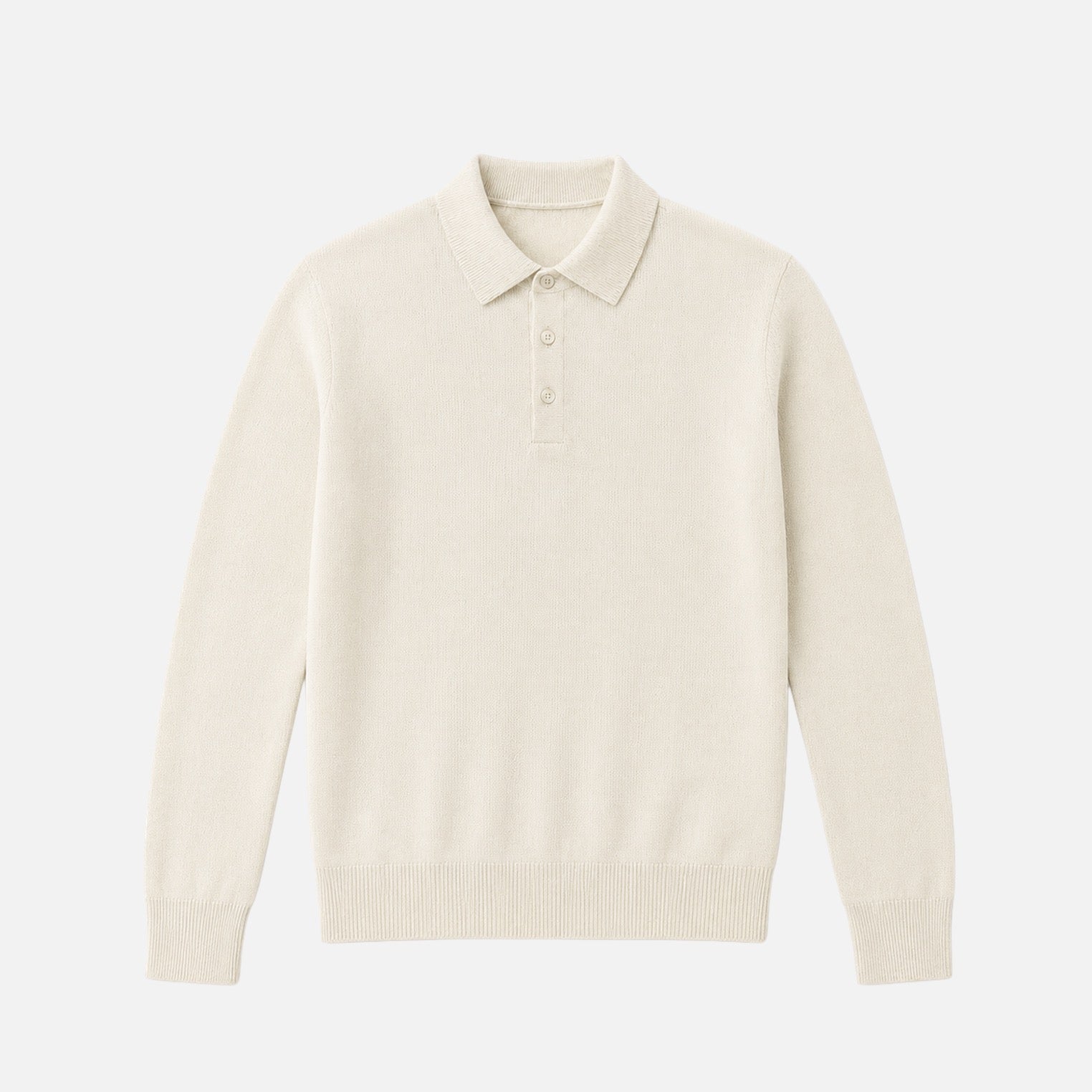 Merino Long-Sleeve Polo