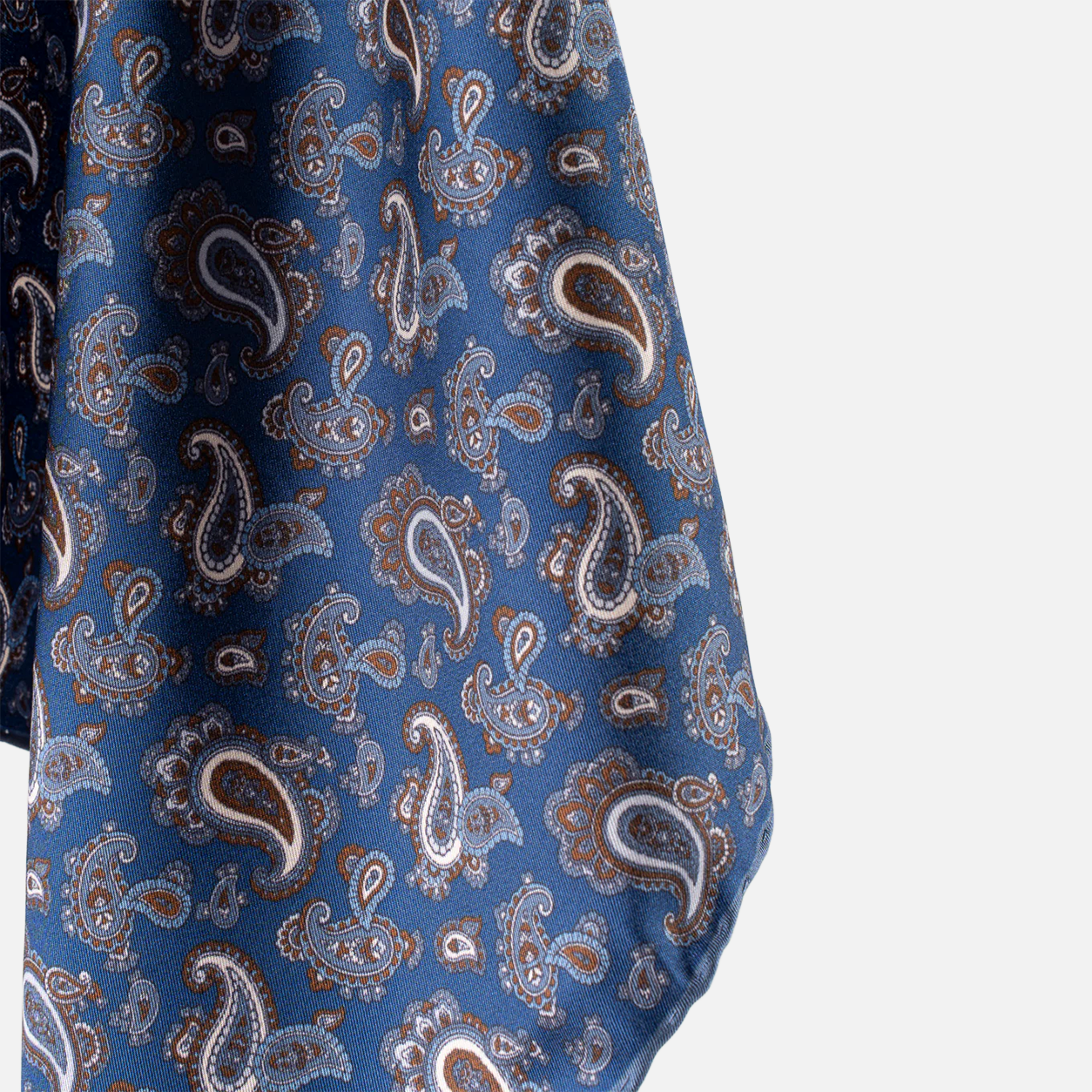 Silk Twill Paisley Print