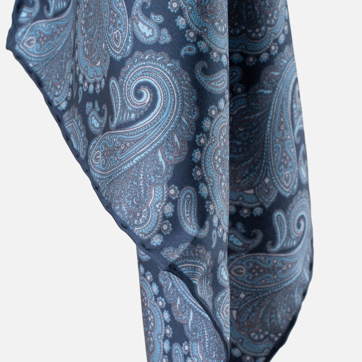 Silk Twill Paisley Print