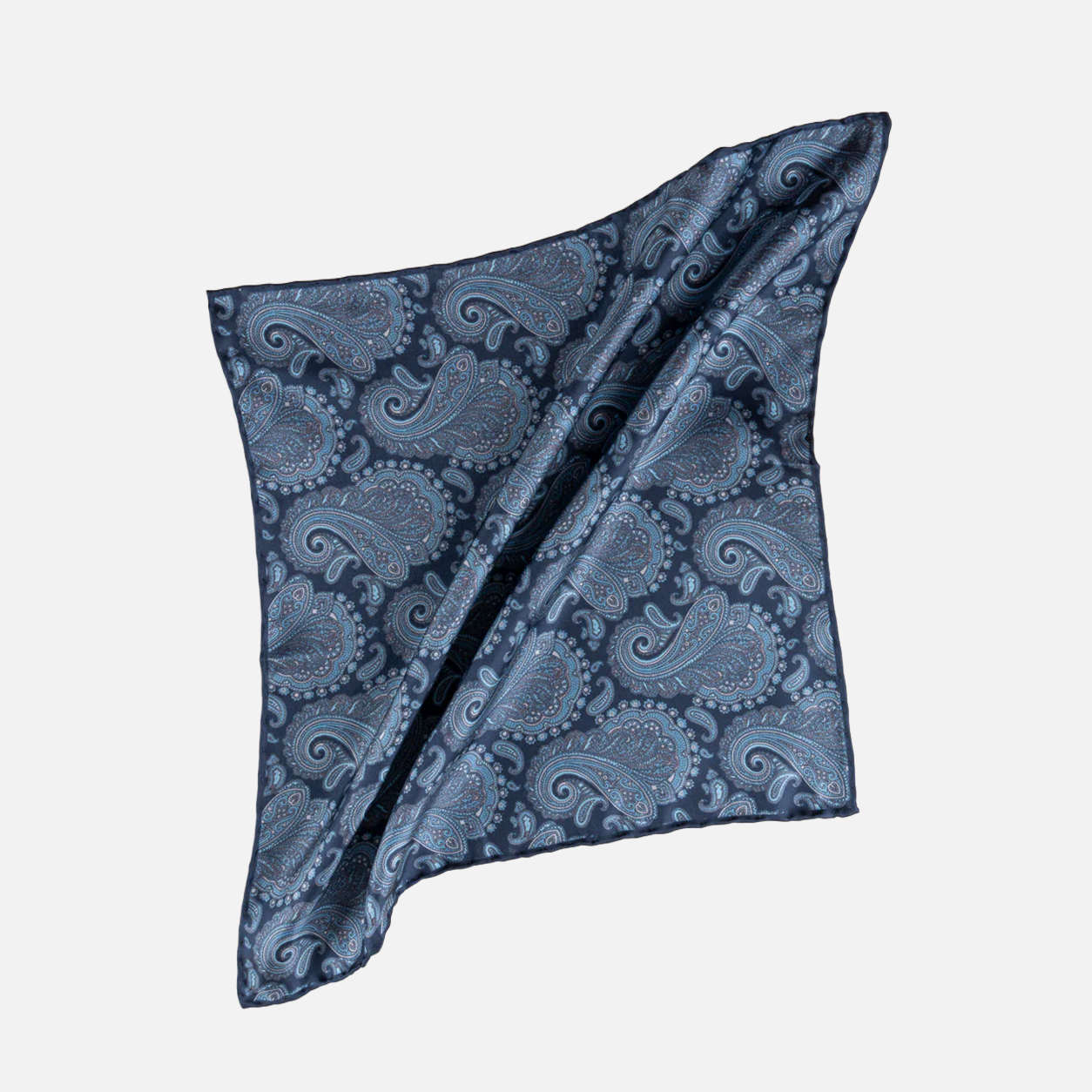 Silk Twill Paisley Print
