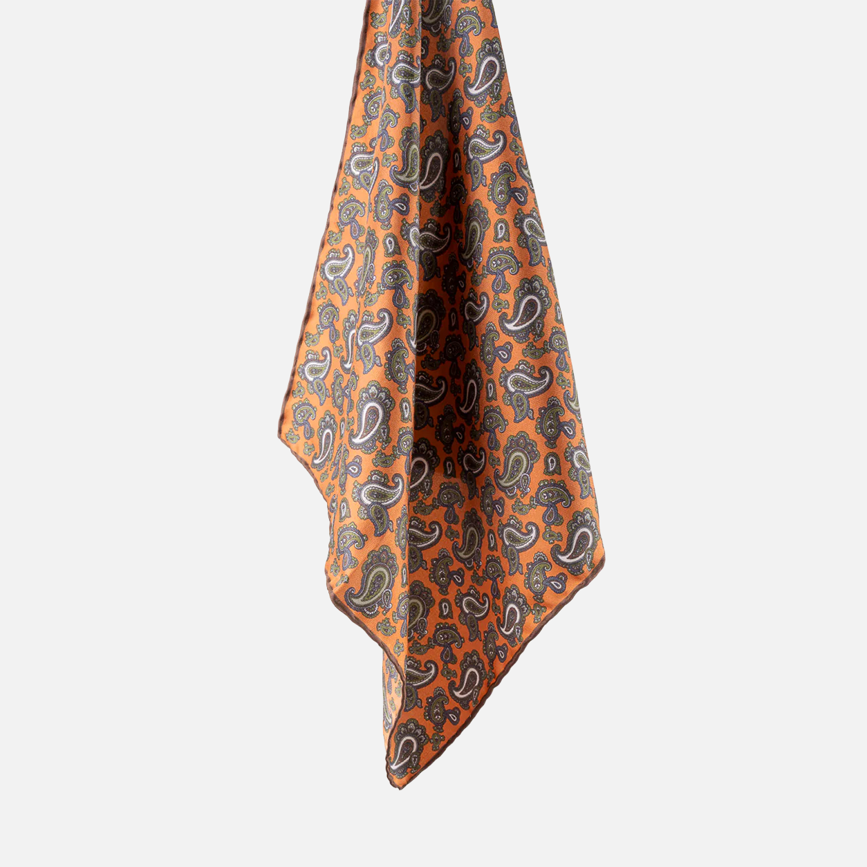 Silk Twill Paisley Print