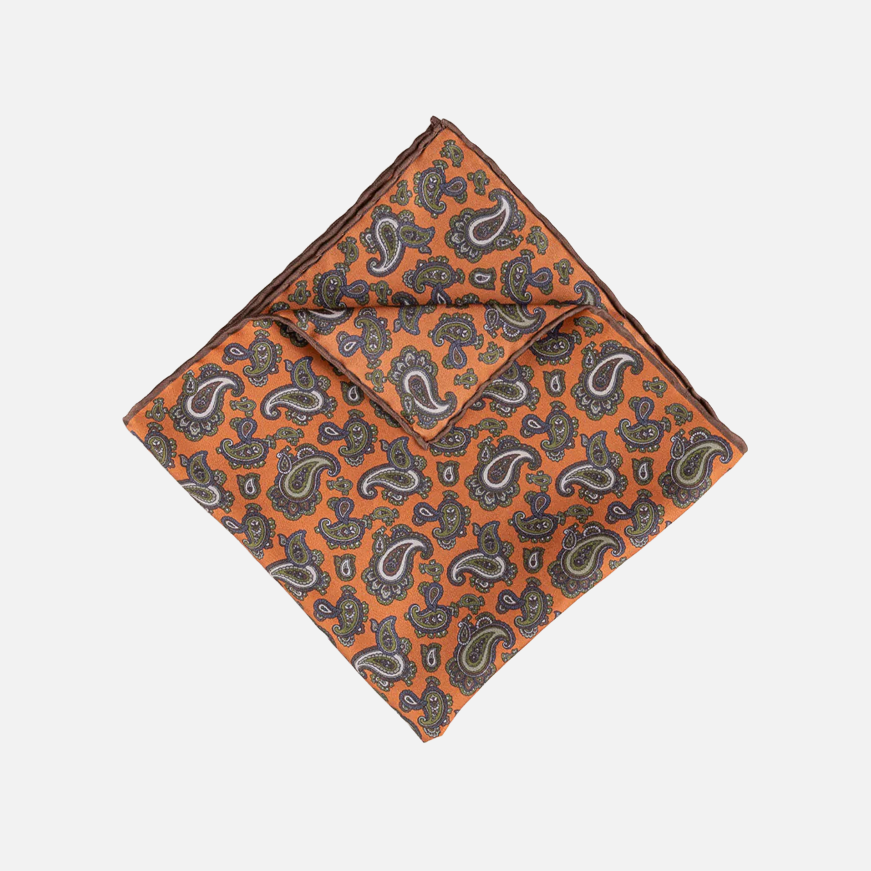Silk Twill Paisley Print