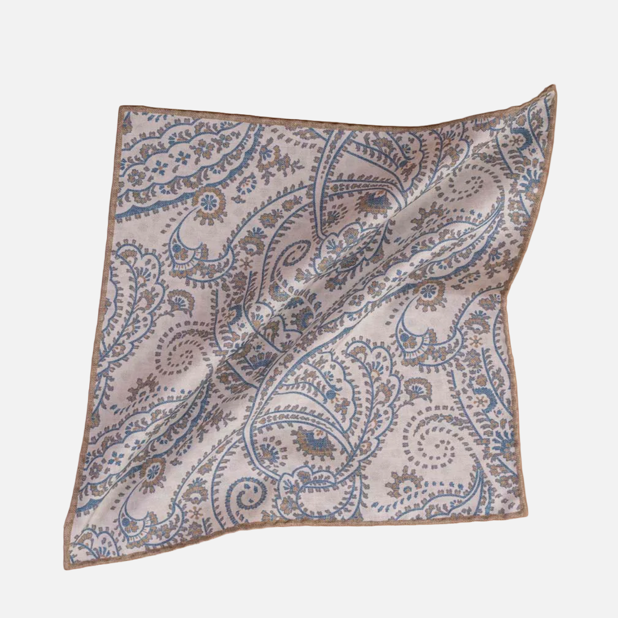 Reversible Cotton/Silk Paisley Print