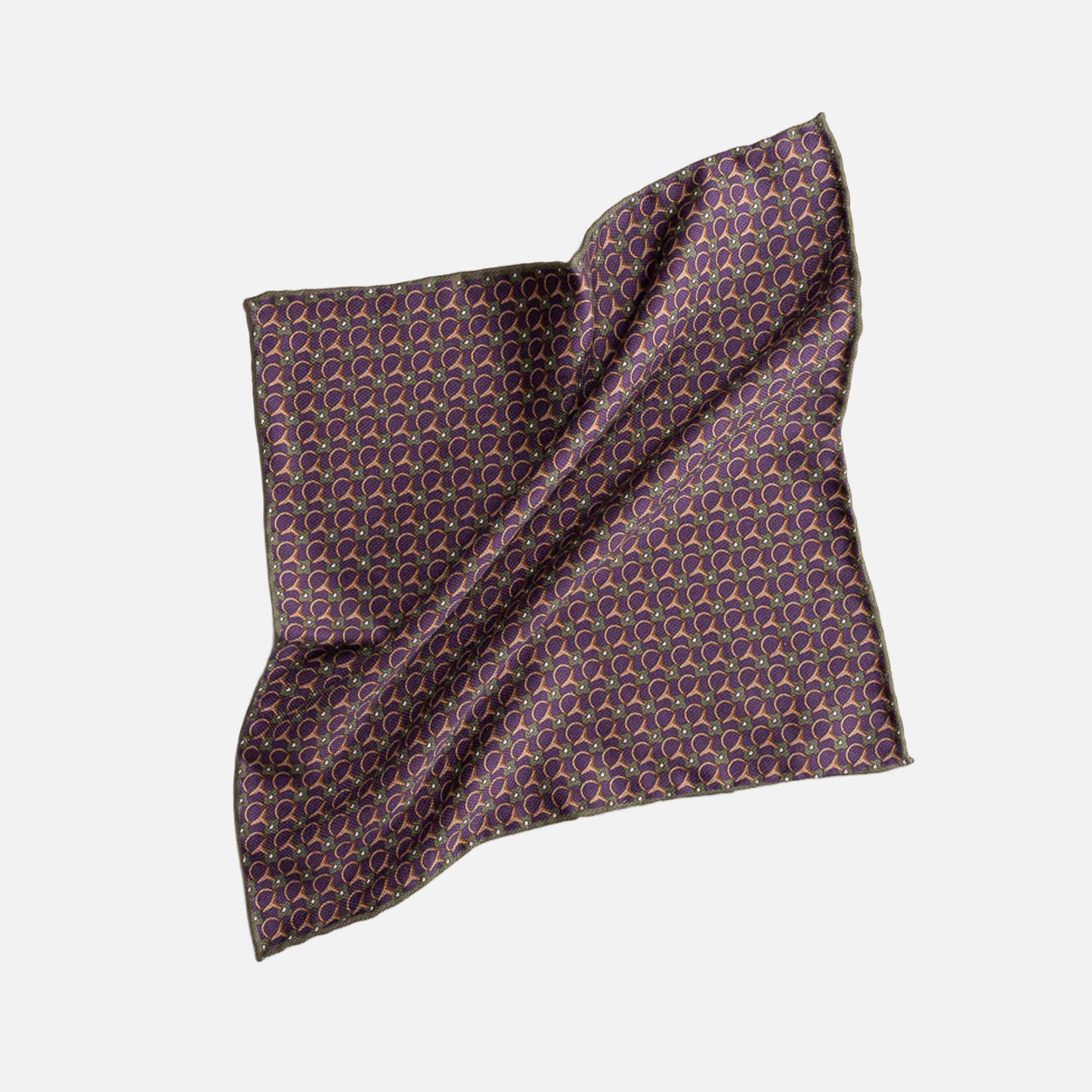 Reversible Silk Horsebit Print