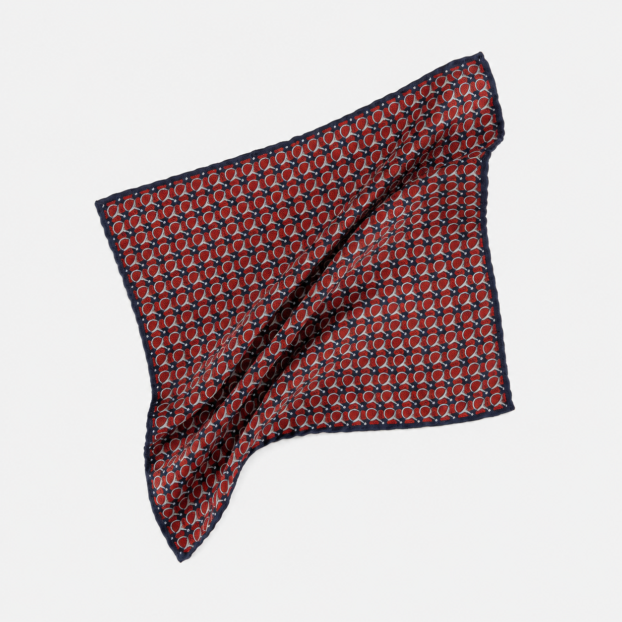 Reversible Silk Horsebit Print