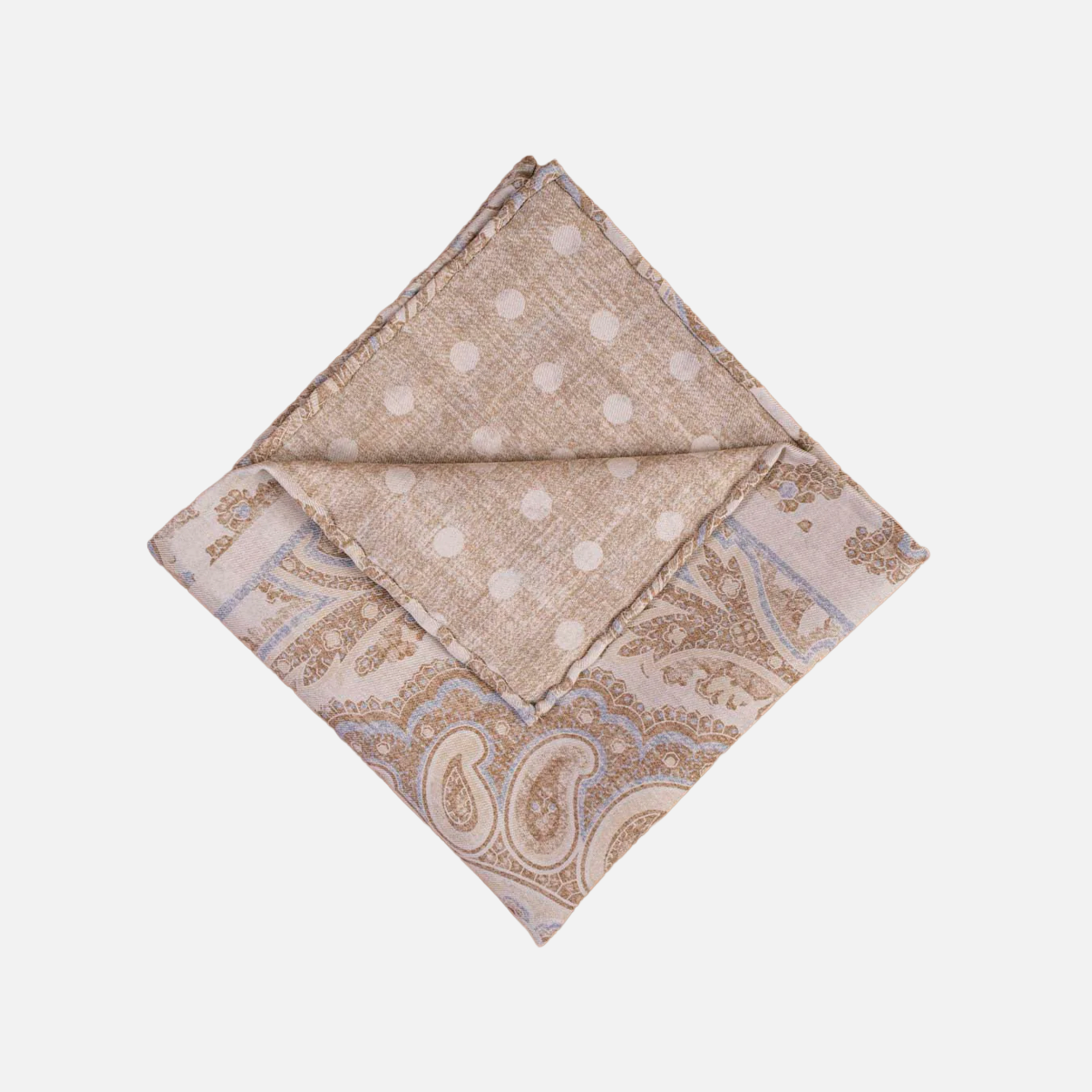 Reversible Cotton/Silk Paisley Print