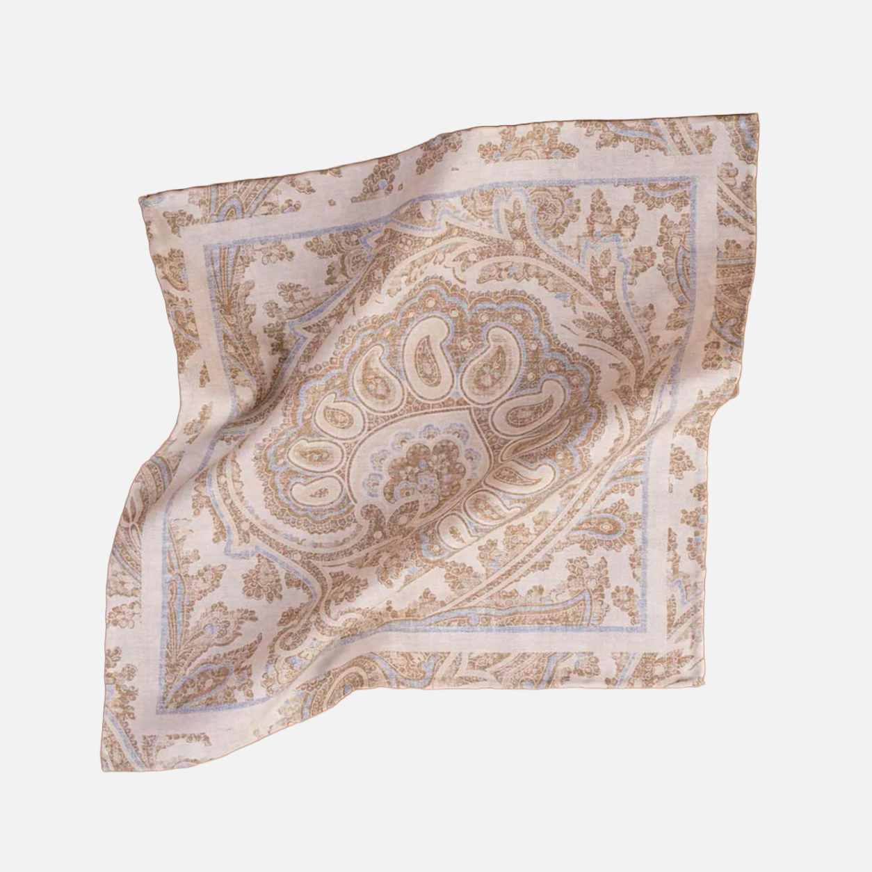Reversible Cotton/Silk Paisley Print