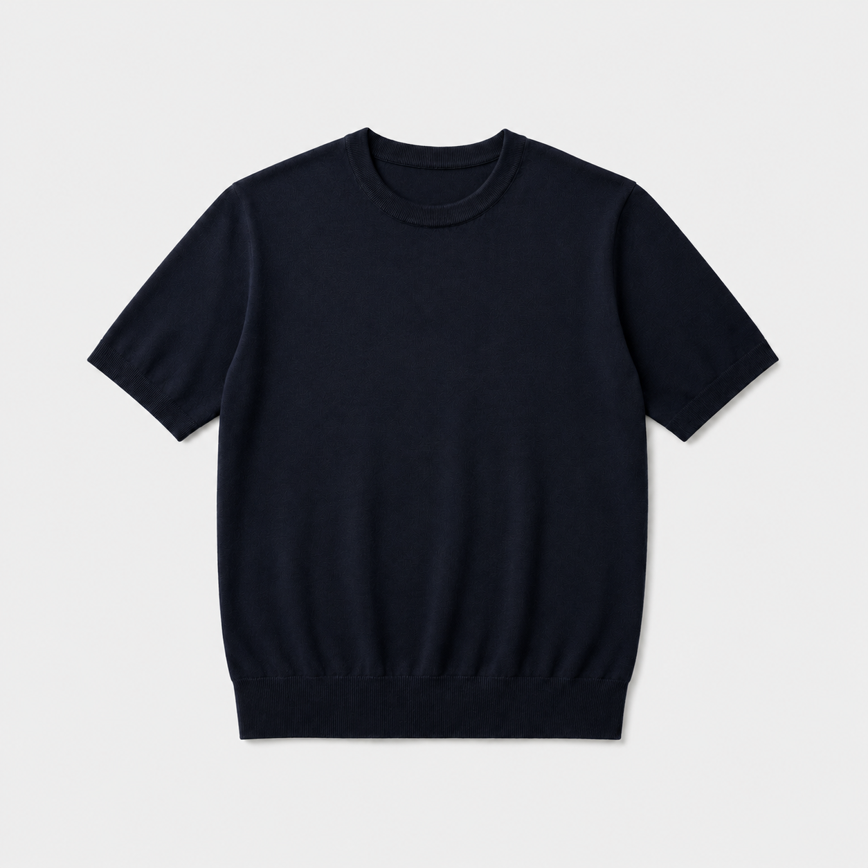 Cotton Knitted T-Shirt