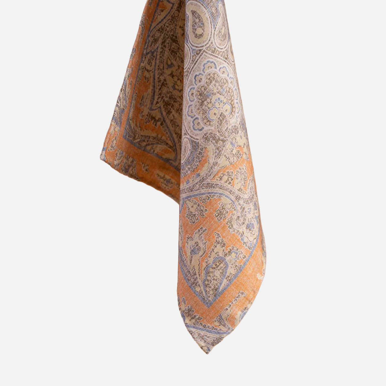 Reversible Cotton/Silk Paisley Print