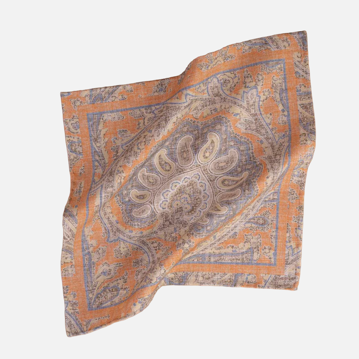 Reversible Cotton/Silk Paisley Print
